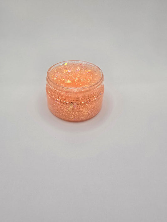 Peach Glitter Hair Gel