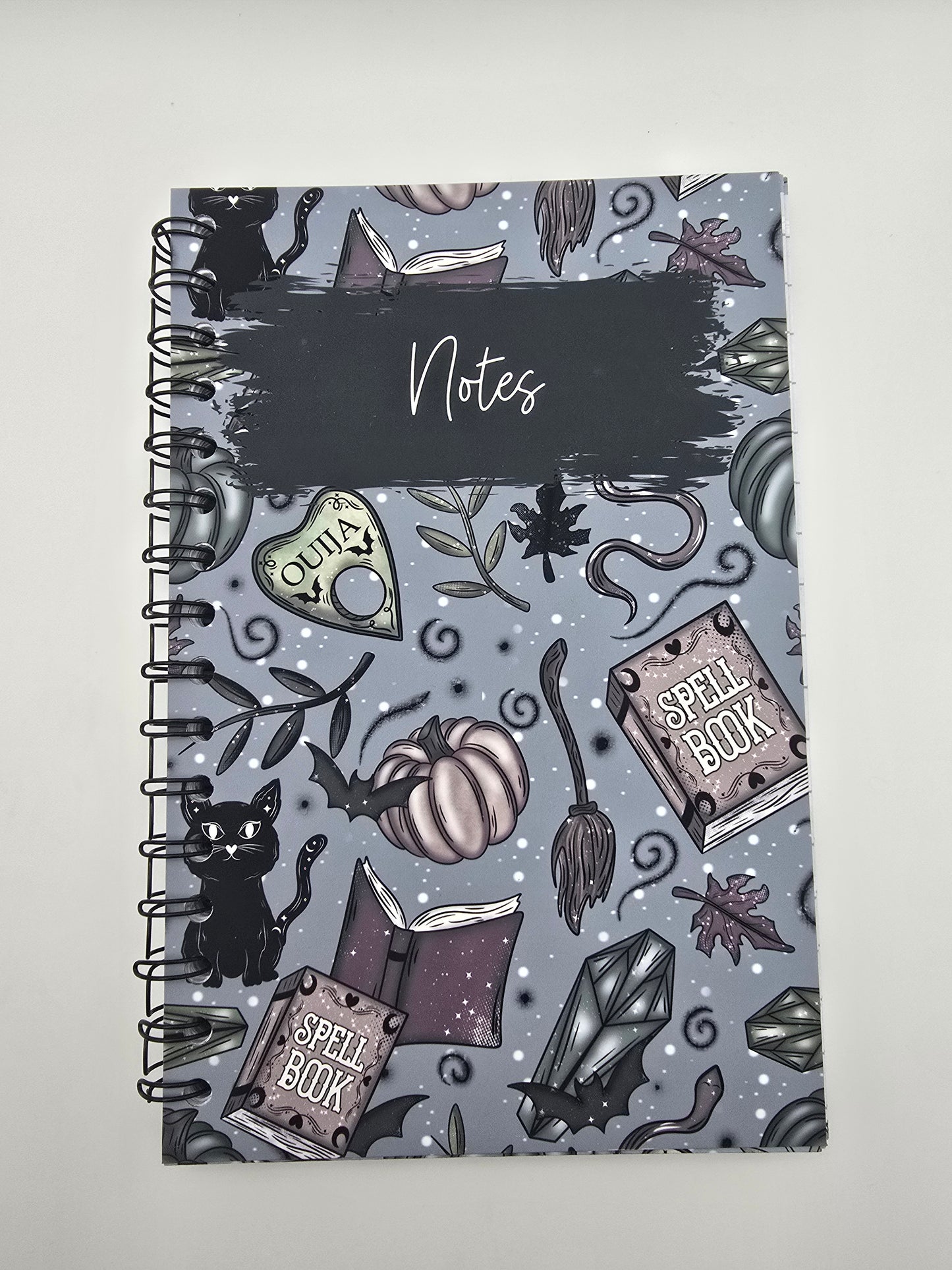 Spooky Themed Handmade Notebook – Dark & Enchanting Journal