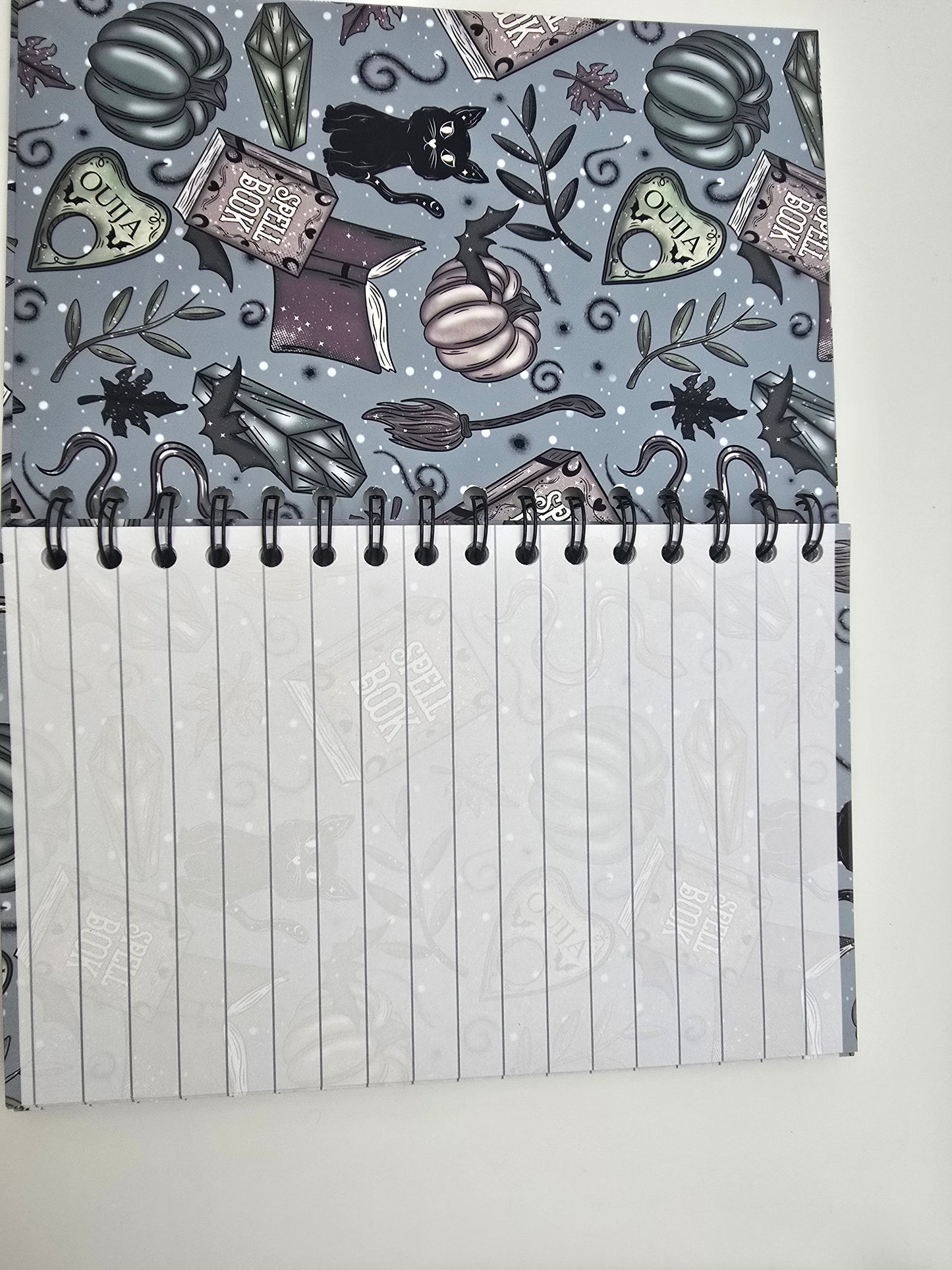 Spooky Themed Handmade Notebook – Dark & Enchanting Journal