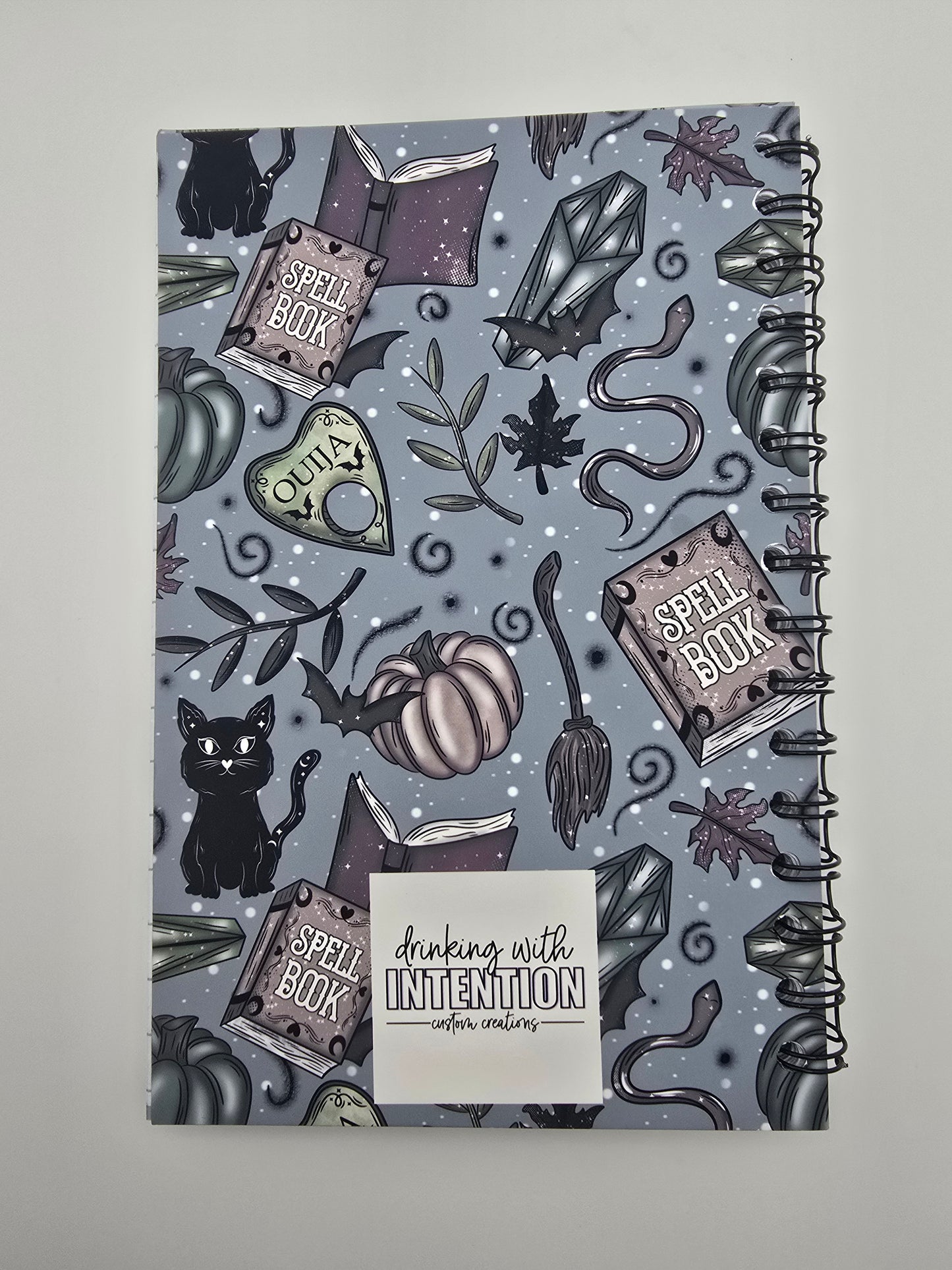 Spooky Themed Handmade Notebook – Dark & Enchanting Journal