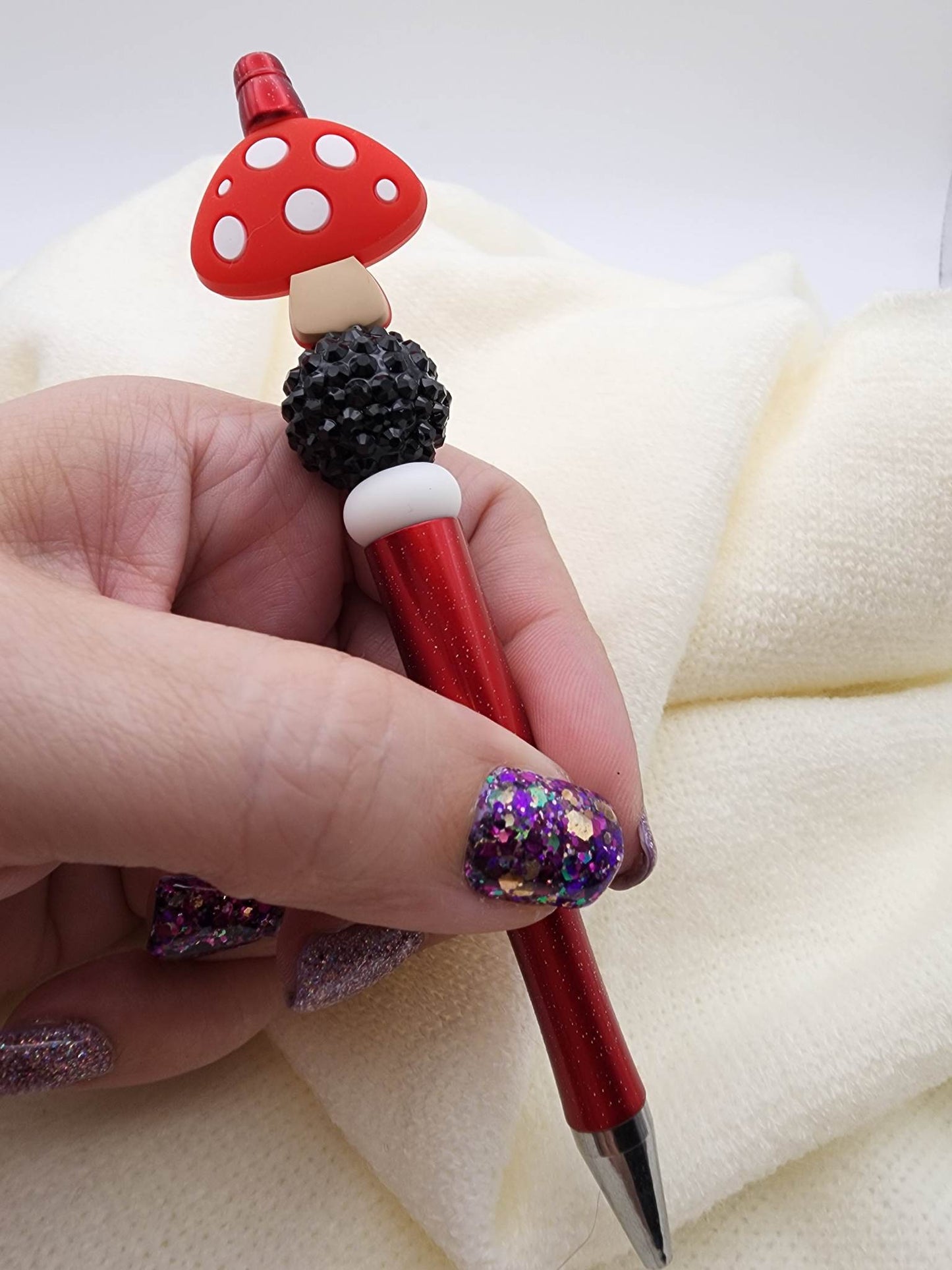 Mushroom Beaded Pen