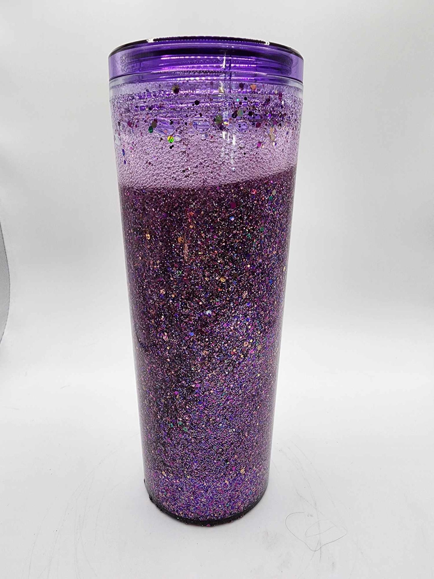 18-oz Purple Acrylic Snowglobe