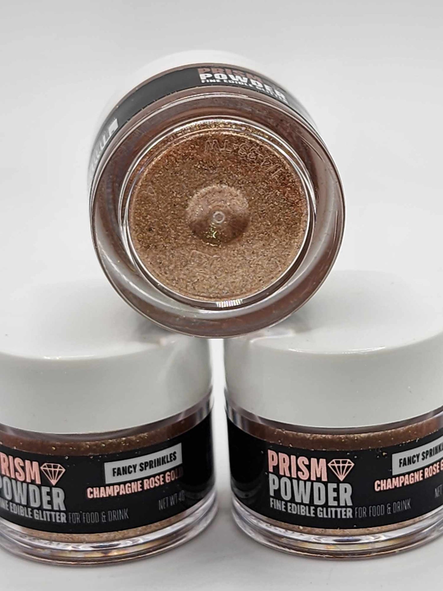 Fancy Sprinkles Champagne Rose Gold Luster Powder