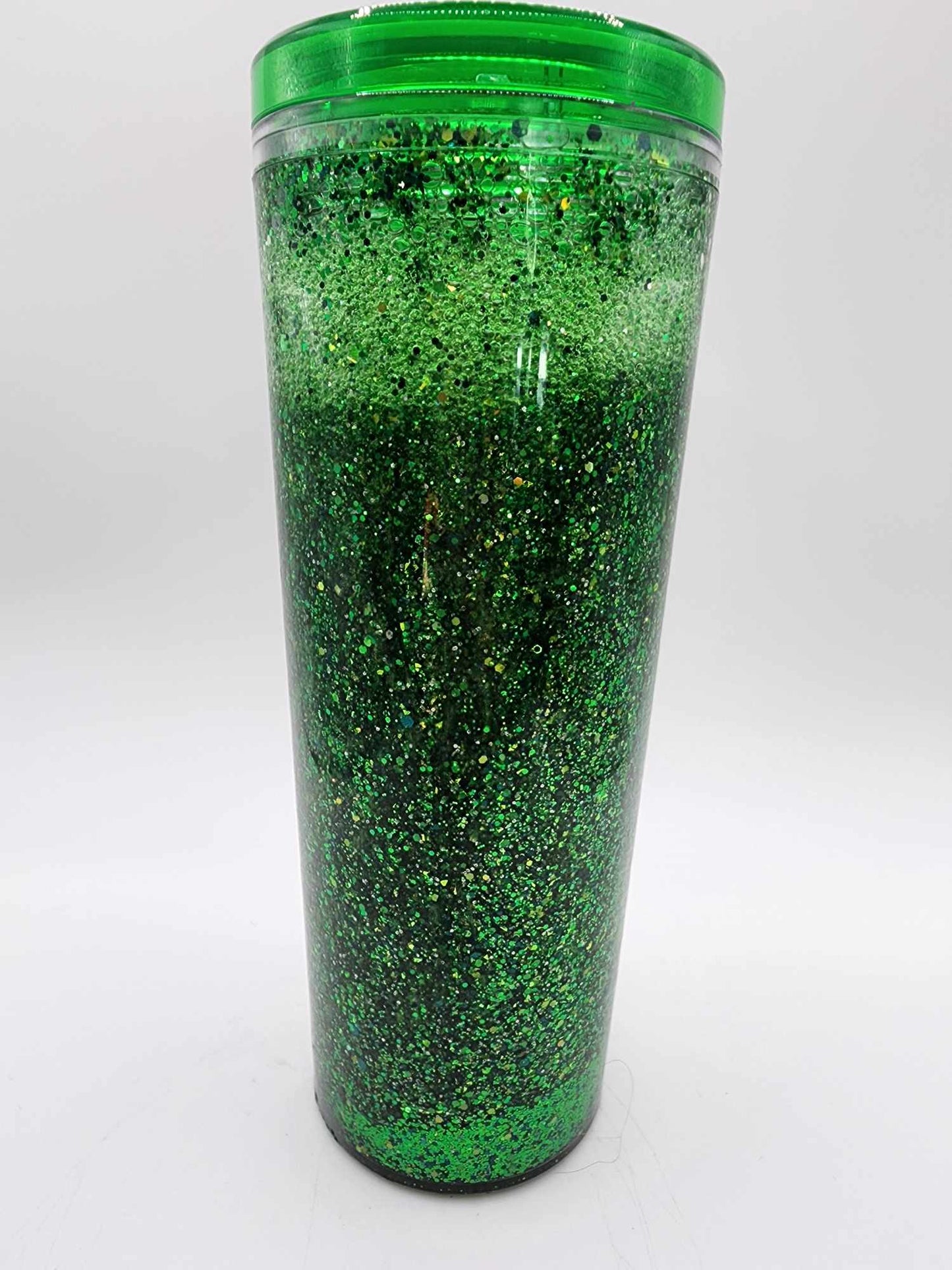 18-oz Green Acrylic Snowglobe