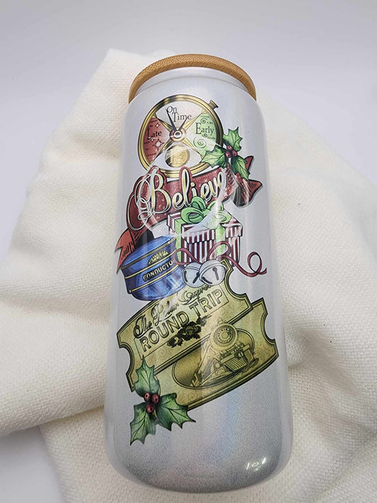 18-oz Christmas Train Tumbler